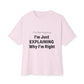 Unisex Oversized Tee – Snazzy No Argument Edition