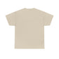 Ocean Wave with Heart Outline Unisex Heavy Cotton Tee