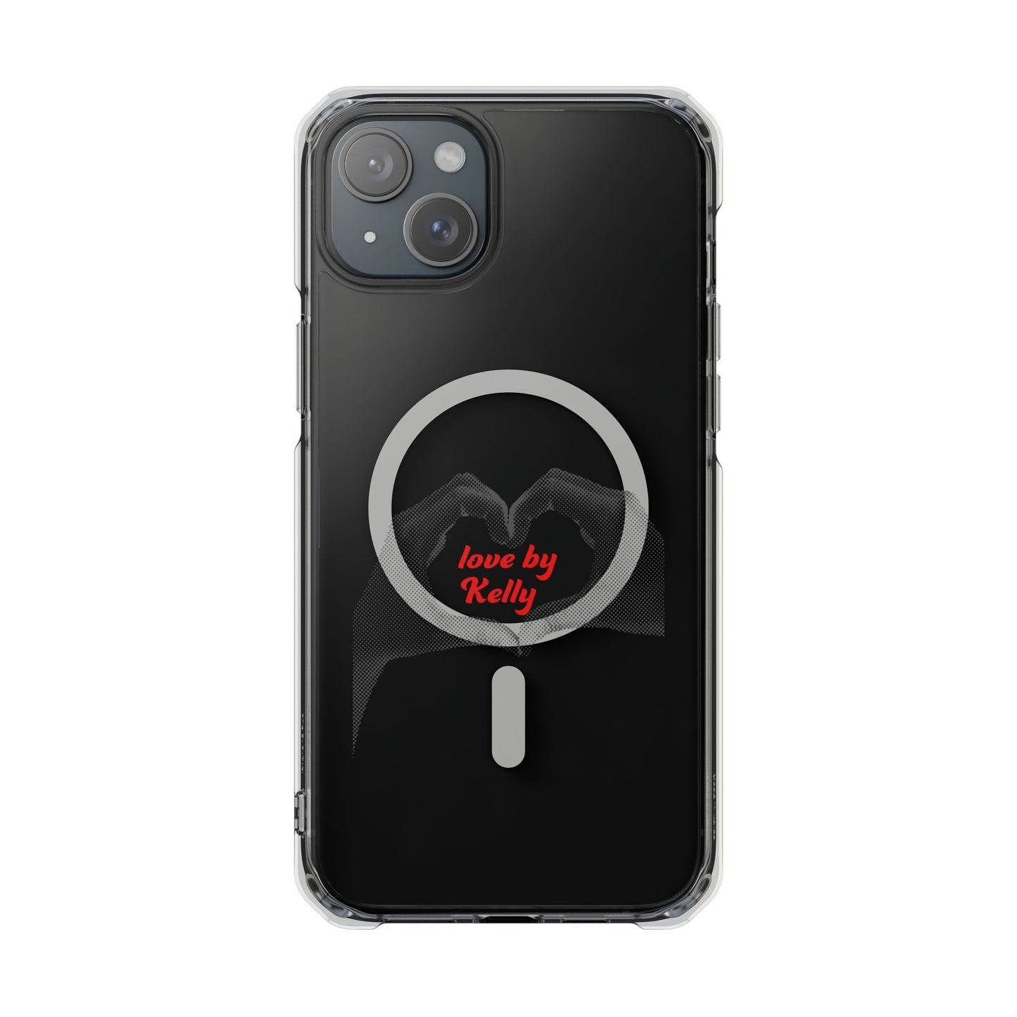 Love Echo by K Magnetic clear Impact Case