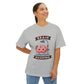 Oversized boxy Tee – Snazzy Brain washing Edition