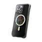 Minimalist Divide Symbol with Brush Magnetic Clear Impact Case