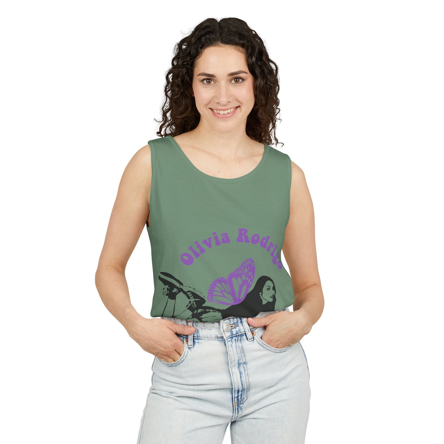 Olivia Rodrigo Butterfly Arc-Dyed Tank Top