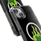 Green Flame Icon Magnetic Clear Impact Case