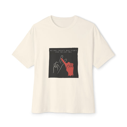 Unity Signal Unisex Oversized Boxy Tee
