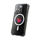 Heart on Fire Bold Script Magnetic Clear Impact Case
