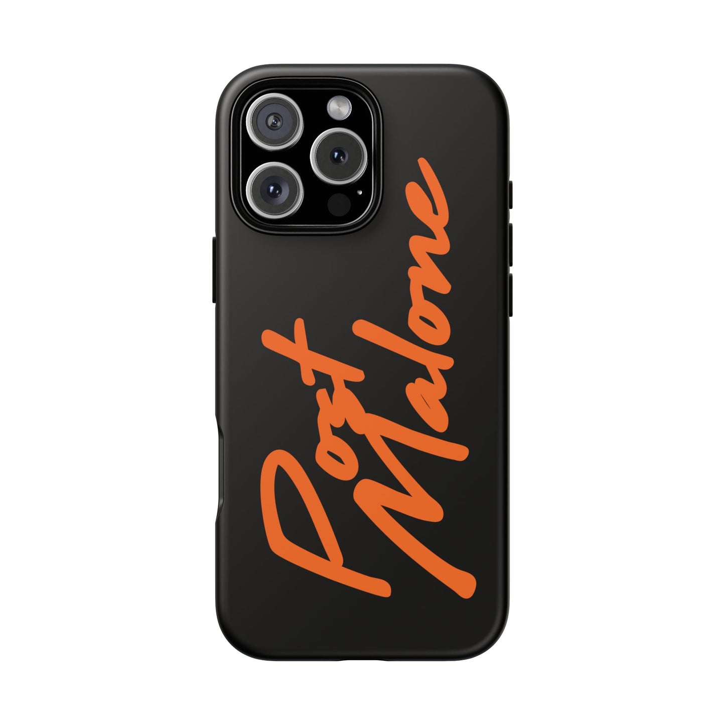 Tough iPhone Case (12–16 Pro Max) – Post Malone Name Design