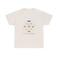 Colorful Planetary Orbit Diagram Unisex Cotton Tee