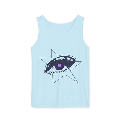 Purple Starry Eye-Dyed Tank Top