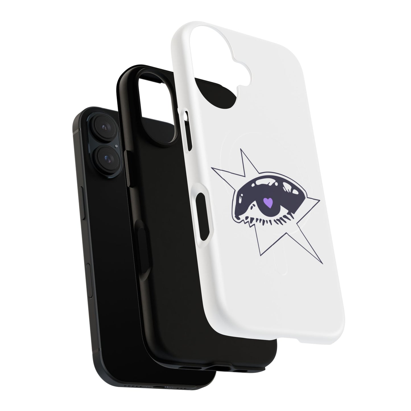 Purple Starry Eye Tough Magnetic phone case