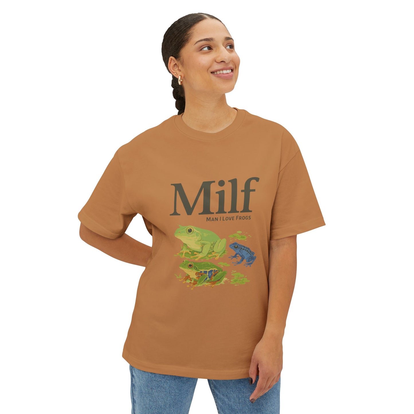 Unisex Oversized Tee – Snazzy Funny Milf Edition