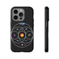 Premium Tough Case for iPhone 12 to 16 Pro Max Showcasing Coldplay’s Illustration Concept