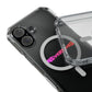 Wavy Groovy Typography Magnetic Clear Impact case