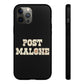 Tough iPhone Case (12–16 Pro Max) – Post Malone Bold Design