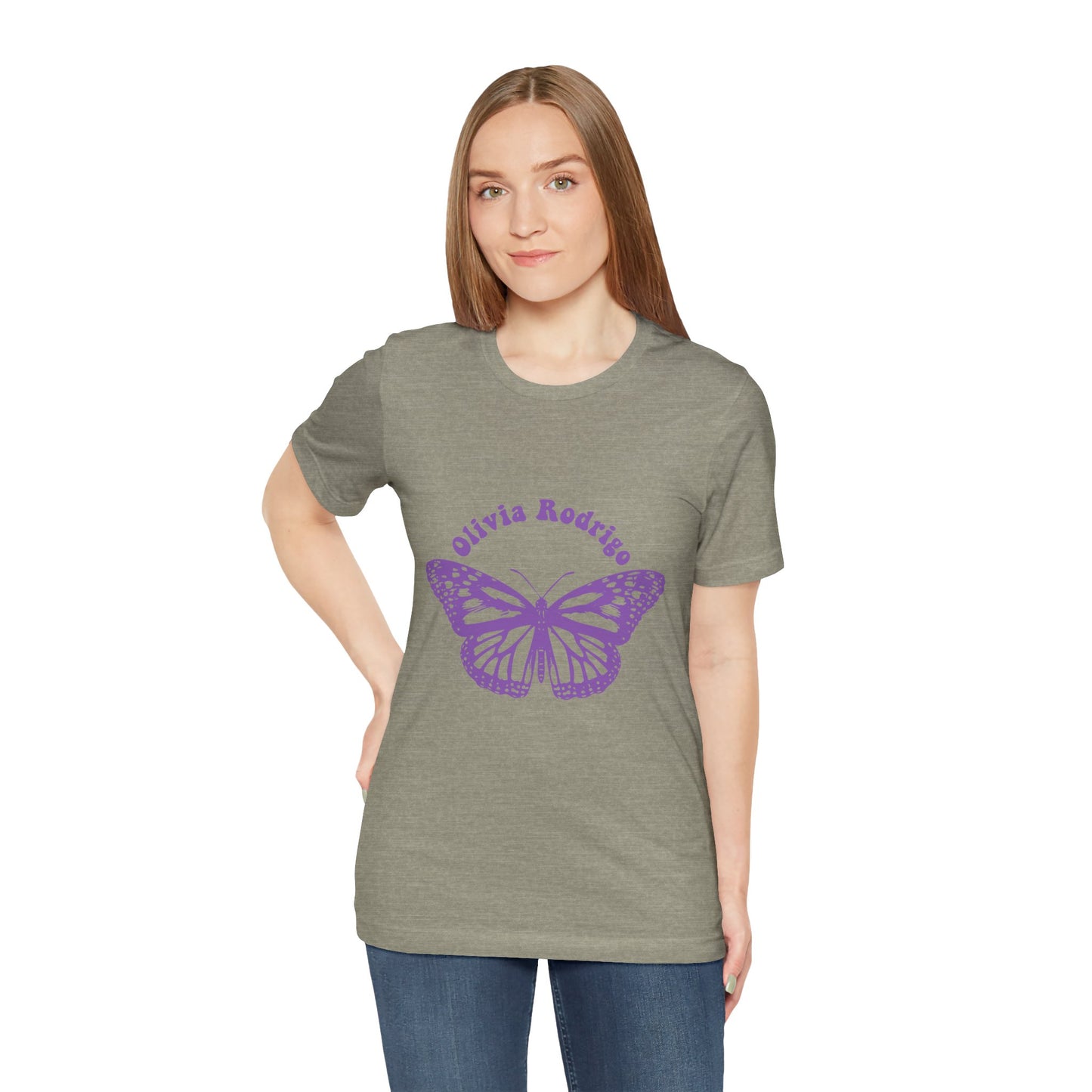 Olivia Rodrigo Unisex Jersey Short Sleeve Tee - With Butterfly