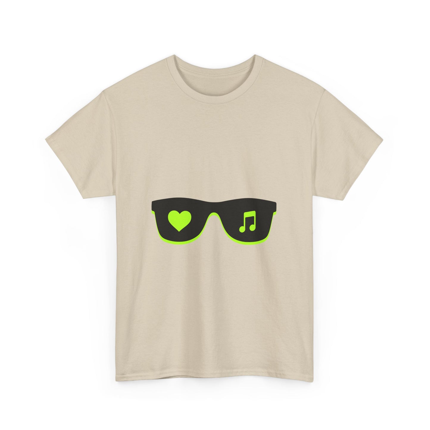 Neon Love Notes Unisex Heavy cotton tee