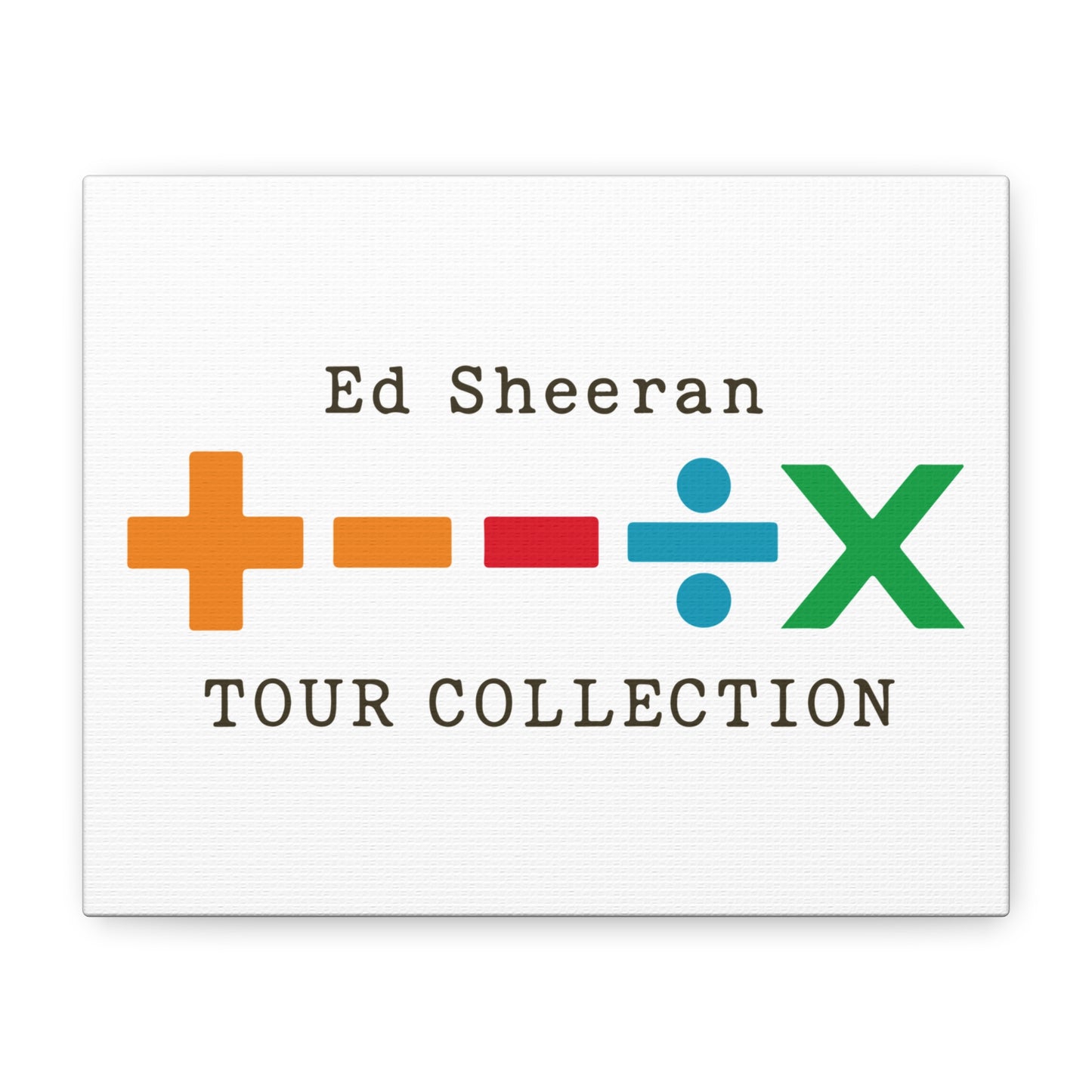 Matte Stretched Canvas, 1.25" Depth – Ed Sheeran Edition