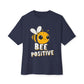 Oversized boxy Tee – Snazzy Bee positive Edition