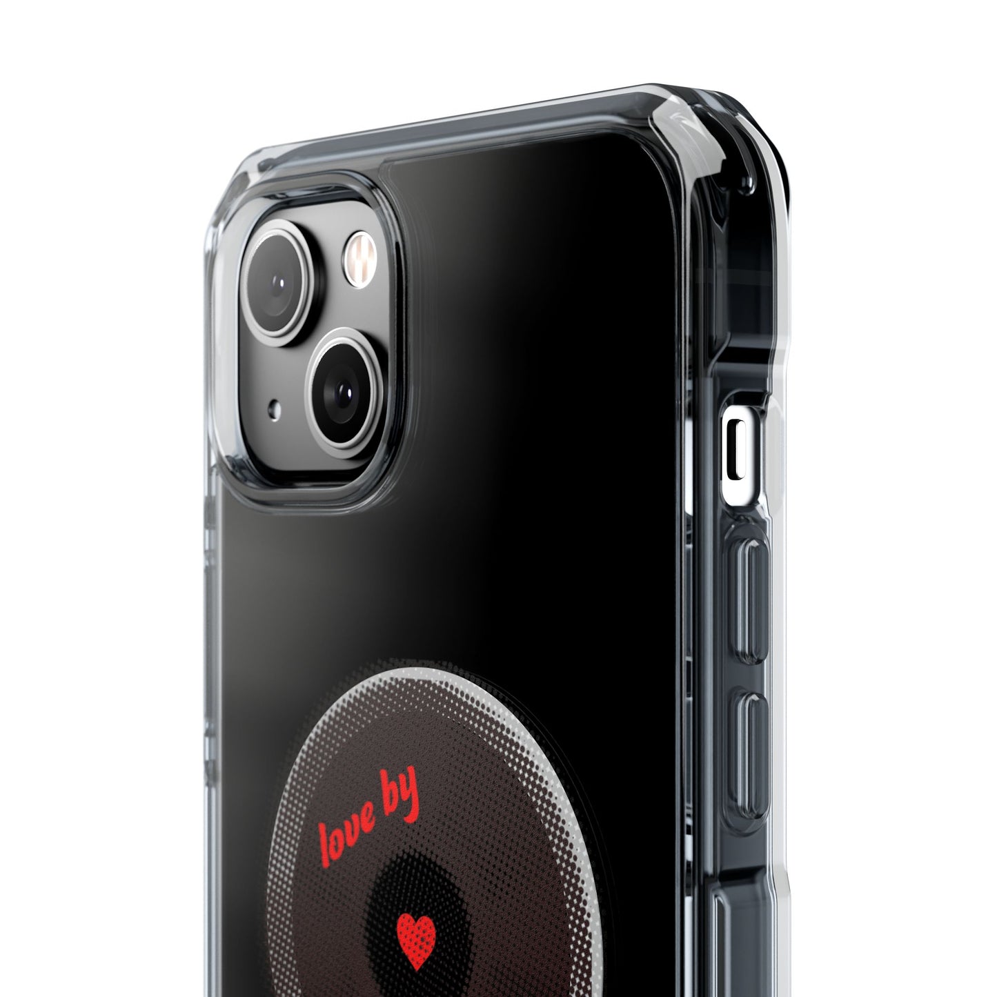 Vinyl Love Spin Magnetic clear Impact case