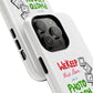 White Paw Print Tough Magnetic case