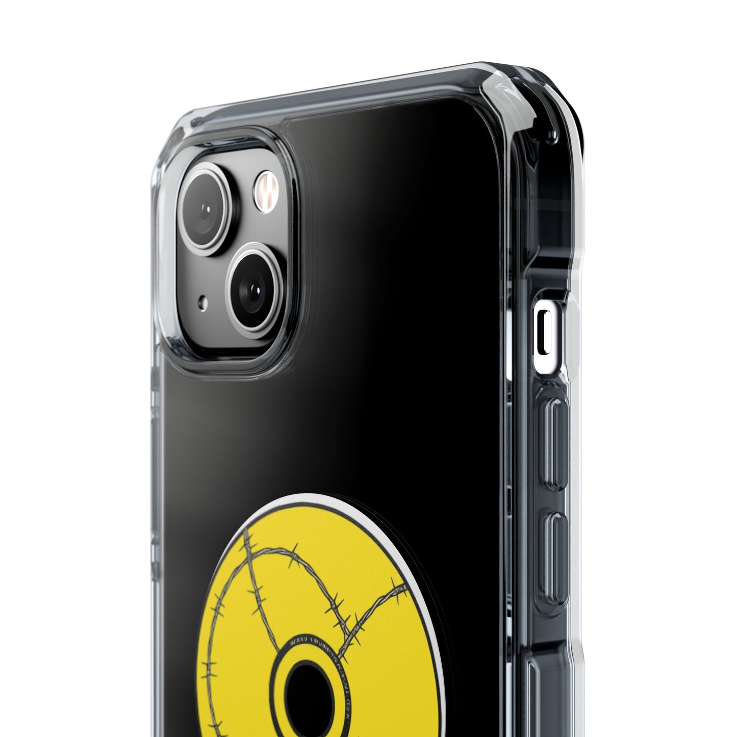 Minimalist Black Disc Outline Magnetic Impact Case