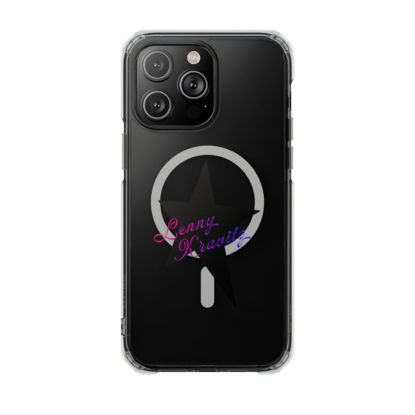 Retro Groove Script Magnetic clear Impact case