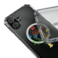 Minimalist Divide Symbol with Brush Magnetic Clear Impact Case