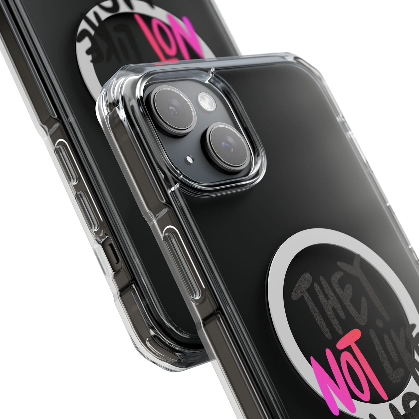 Bold “NOT” Statement Magnetic Clear Impact case
