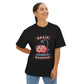 Oversized boxy Tee – Snazzy Brain washing Edition