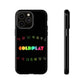 Premium Tough Case for iPhone 12 to 16 Pro Max Showcasing Coldplay’s Signage