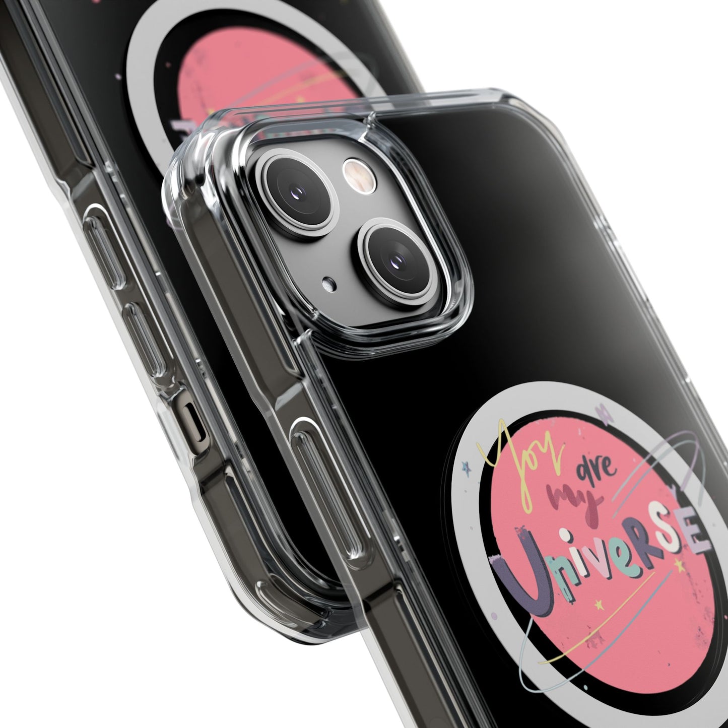 Pastel Planet & Universe Magnetic Clear Impact case