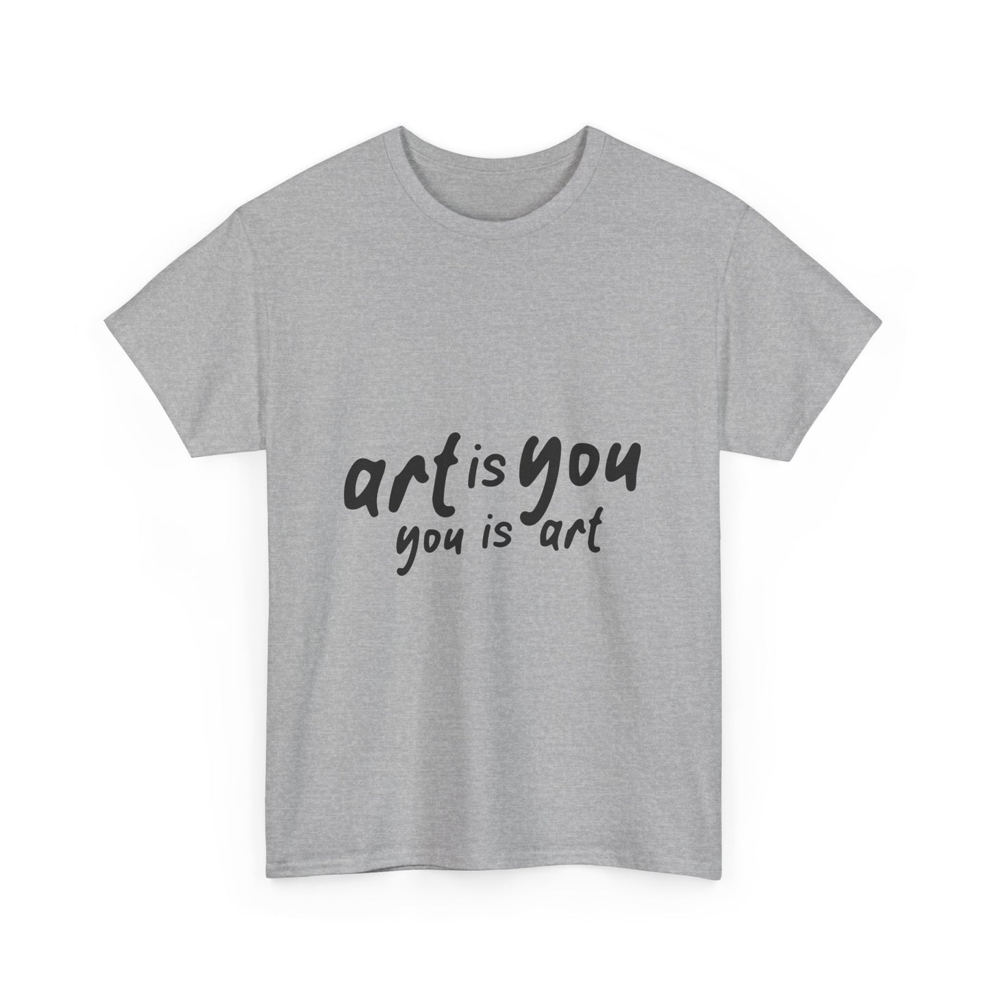 Red Scribble Heart Unisex Heavy Cotton Tee
