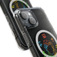 Minimalist Divide Symbol with Brush Magnetic Clear Impact Case