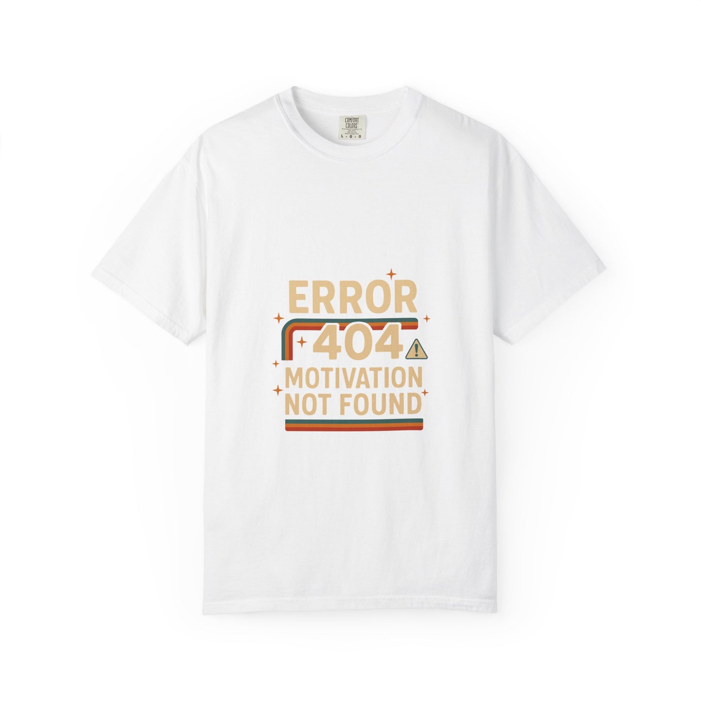 Unisex Garment-Dyed T-shirt – Snazzy Error 404 Edition