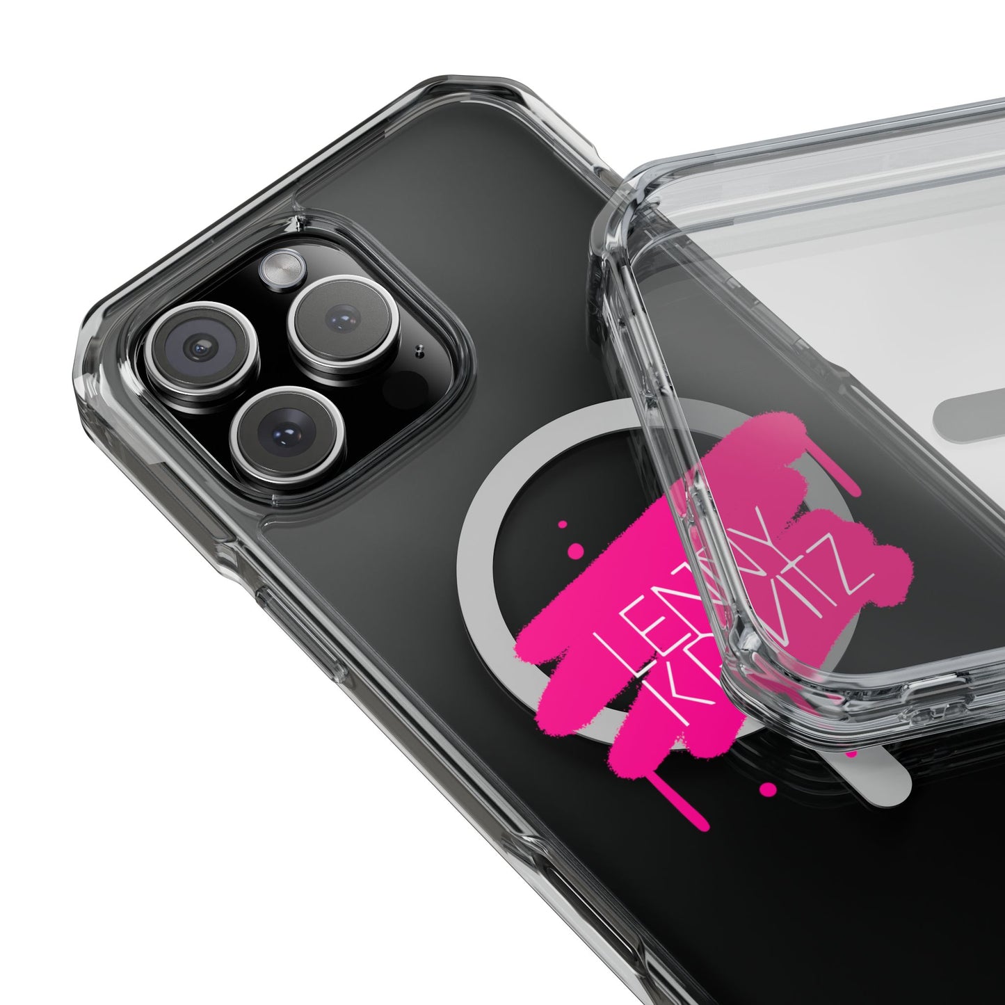 Electric Graffiti Drip Magnetic clear Impact case