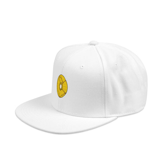 Minimalist Black Disc Outline Snapback Cap