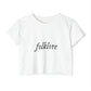 Cherry Lip Merch Women's Festival Crop Top