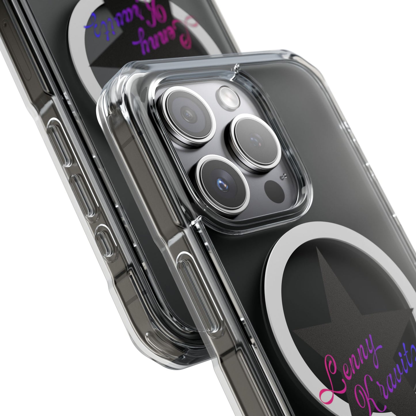 Retro Groove Script Magnetic clear Impact case