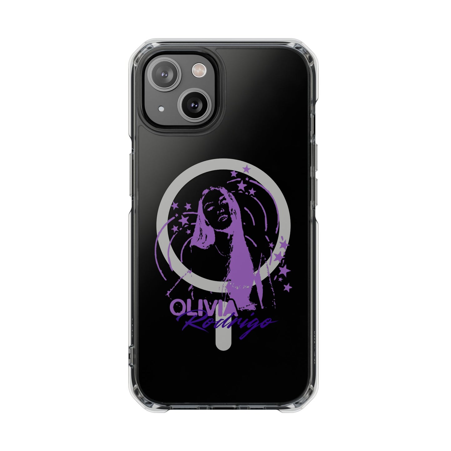 Olivia Rodrigo Star Portrait Magnetic Clear Impact Case
