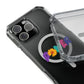 Retro Flower Power Color Pop Magnetic Clear Impact Case