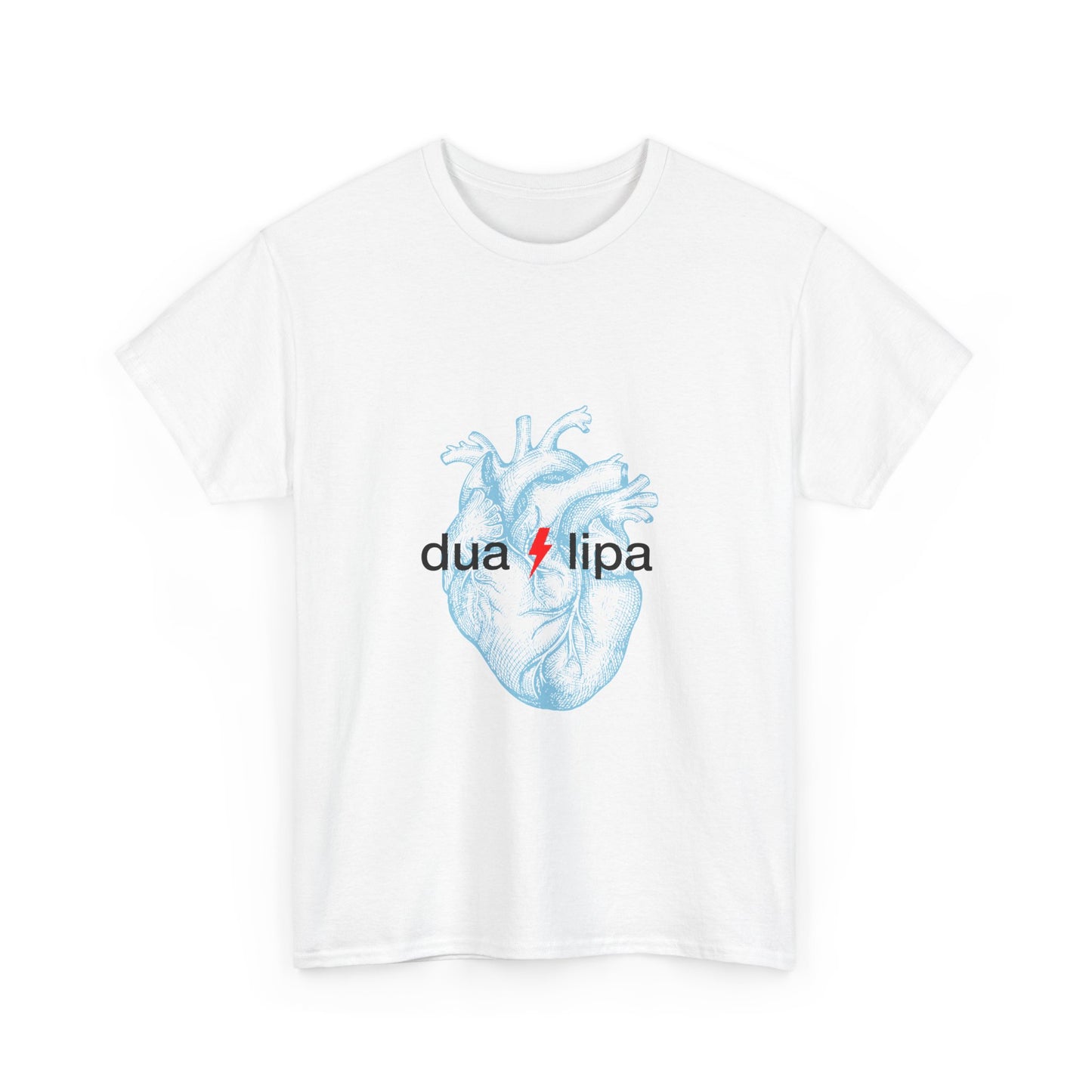 Electro Heart Illustration Unisex Heavy Cotton Tee