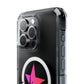 Flame Script Statement Magnetic Clear Impact case