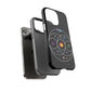 Premium Tough Case for iPhone 12 to 16 Pro Max Showcasing Coldplay’s Illustration Concept