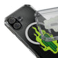 Green Flame Icon Magnetic Clear Impact Case