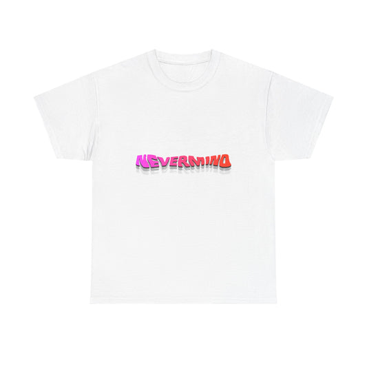 Wavy Groovy Typography Unisex Heavy Cotton Tee
