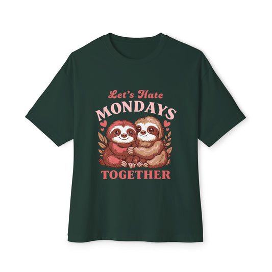 Oversized boxy Tee – Snazzy Lets hate Monday Edition