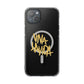Golden Brush Script Magnetic Clear Impact case