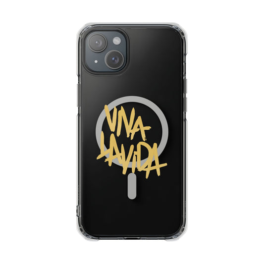 Golden Brush Script Magnetic Clear Impact case