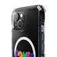 Retro Flower Power Color Pop Magnetic Clear Impact Case