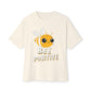 Oversized boxy Tee – Snazzy Bee positive Edition