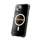Orange Lightning Text Logo Magnetic Impact Case